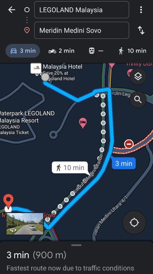 D Bunga مسلم Homestay Pool View Legoland Nusajaya 누사자야 외부 사진